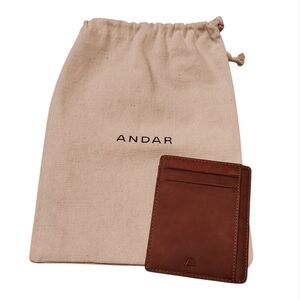 Men's Andar The Scout Slim Leather Wallet